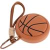 VINTORKY Portafoglio Leggero e Resistente da Basket a Forma di Palla in Pvc per Monete e Auricolari, per Allenamento Sportivo e Uso Quotidiano