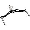 Allthingstore Manico per mulinello da pesca, 95 mm, in lega di alluminio, bilanciere per Stella per Twin Power per stradic Custom Upgrade nero (argento)