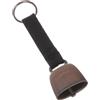 WOONEKY Campanello per Orsi in Rame Vintage Allarme Resistente e Facile da Attaccare, Campanello Decorativo Artigianale per Escursionismo e Sport All'aperto