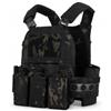 ZAYAIO Gilet Tattico A Sgancio Rapido for PC V5 con Pannello Posteriore Cerniera Molle Design Mimetico Leggero Regolabile(Bcp)