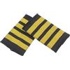 JOINPAYA Spalline da Pilota Professionali in Poliestere 1 Paio 4 Barre Dorate, Resistente allo Sbiadimento, per Uniformi e Scuole di Guida