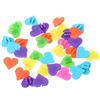 TQUXNGA 1 borsa perline per raggi per bicicletta decorazione colorata a forma di cuore clip per ruota bici per bambini accessori per biciclette accessori per biciclette accessori per ciclismo per