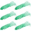 NUOBESTY Set 6 Reti Verde in Cotone per Tavolo da Biliardo, con Tasche per Stoccaggio Palle, Perfette per Partite e Allenamento