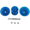 Gettimore Heavy Duty Boat Trailer Roller Assembly 4 Inch Blue - Kit di arresto arco regolabile per pesca barca yacht gommone stoccaggio 18,7 cm