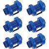 BESPORTBLE 6 Pezzi Copertura per Aste di Trampolino in Plastica Blu Resistente all'Usura, Tappi Pratici per Ricambio Poles Trampolino, Adatto a Piccoli Trampolini