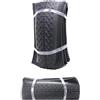 FUANA Pneumatico per mountain bike 26 27,5 29 x 1,95 pieghevole anti foratura MTB pneumatici ad alta aderenza in gomma resistente all'usura per ciclismo fuoristrada nero (27,5 x 1,95 tubeless)