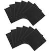 BESPORTBLE Piedini per Tavolo Biliardo in Eva Nero 12 Pezzi Protezione Pavimento Antiscivolo per Gambe Mobili per Sale Giochi e Spazi Abitativi