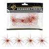 Alvorox 4 esche da pesca a forma di riccio marino, 7 cm, TPE bionico, esche morbide per pesce persico e trota in acqua salata e dolce (rosso chiaro)