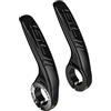 ANDINUS Manopole per manubrio da bicicletta, 118 mm, ultra leggere, ergonomiche e antiscivolo, in fibra di nylon e fibra di vetro, compatibili con MTB, strada, urbana, colore nero
