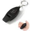 Ji liangli Fischietto di 4 in 1 Multifunzionale con Bussola,Termometro e Lente d'Ingrandimento,Super Loud Whistle per Escursionismo,Campeggio,Portachiavi Compatto e Portatile