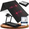 bemaxx Tappetino Palestra Protezione Pavimento PVC - per Attrezzi Fitness, Attrezzature Sportive, Tapis Roulant, Bicicletta Indoor, Antiscivolo, per Home Gym Sport Workout, Pieghevole Nero 200x90cm