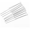 Nutup 50pcs Spinner Wire Fishing Lure DIY Rotante Paillettes Alberi in Acciaio 6,5 cm Kit per la realizzazione di esche (75 mm)