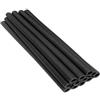 Generic Set di 12 aste di ricambio per trampolino elastico, con spugna, copertura anticollisione, accessori di sicurezza per il fissaggio a rete, attrezzature da gioco, 12 pezzi (nero, 88 x 4,5 cm)