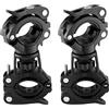 ROCKBROS Supporto per Torcia Bici, Supporto Manubrio Tubo per MTB Bicicletta, Multifunzionale per Portare Torcia Pompetta, Diametro 20-35 mm, Accessori Bici