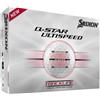 Srixon Q-Star Ultispeed Track - Palline da golf, colore: Bianco