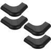 TOYANDONA Protezione Angolari per Tavolo da Biliardo 4 Pezzi in Nylon Nero, Compatta e Facile da Installare, Accessori Essenziali per Proteggere Mobili e Tavoli da Gioco