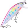 Marchfunny Esca per pesca alla trota, 5 cm, 3 g, con giunto dyneema, per spigola, crappie - Esche galleggianti vibranti per acqua dolce (6# colore)