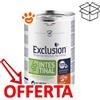 Exclusion Dog Diet Intestinal Adult Maiale e Riso - Lattina Da 200 Gr - CONFEZIONE RISPARMIO