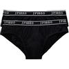 JP 1880 Slips, 2er-Pack, Mutande da Uomo Uomo, Schwarz,