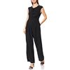 Sisley Pantaloni da Donna, Nero 100, 48