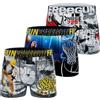 FREEGUN Boxer Mutande Ragazzo Sport, Set da 3, Grigio A62 (8/10 Anni)