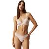 Calvin Klein Perizoma Donna Tanga, Beige (Beechwood), M