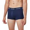 Calvin Klein Uomo Pantaloncini Boxer Vita Bassa Confezione da 3 Intimo, Verde (Blue Shadow/Supreme Green/Chalk), S