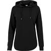 Urban Classics Felpa con Cappuccio da Donna Oversize in Terry, Nero, S