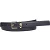 Tommy Hilfiger Cintura Donna Th Square High Waist 2.0 in Pelle, Blu (Space Blue), 90 cm