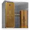Paco Rabanne 1 Million set uomo Eau de Toilette 100 ml + Deodorante 75 ml opzione Silver Dotted Cover