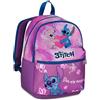 Seven Stitch Zaino Scuola Doppio Scomparto, Tasca Porta Borraccia, Spallacci imbottiti, Bambine e Ragazze, viola