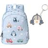 Tutete Zaino Scolastico Grande Ergonomico in RPET Impermeabile | City Cars | Zaino grande, leggero ed ergonomico in RPET riciclato. Lavabile e impermeabile. Per bambini delle elementari.