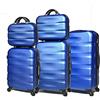 CELIMS Marca francese - Set di 5 valigie in materiale rigido, Blu ( 5806 ), Lot