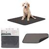 Hotgirlhot Pet Pee Pad per cani e gatti, Rapido Assorbimento orinatoio Lavabile, Riutilizzabile, Impermeabile, Materassino per addestramento, Igienico per animali domestici (Grey-L)