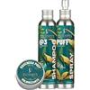 FluidoPet Trattamento Completo Volumizzante per Manti Ricci e Vaporosi - Kit Professionale Naturale per Cani, Shampoo, Maschera e Spray