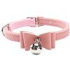 generic Gatto Carino Collare di Gatto Regolabile Gattino Velluto Farfalla Campana Farfalla Nodo Collare Elastico Pet Sound Cravatta Rosa Forniture per Animali Eccellente QualitàDurability