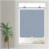 Sonakia Tende a Rullo Oscuranti con Ventose, Tende a Rullo Parasole, Tenda Avvolgibile a Ventosa Senza Foratura, Tapparelle Privacy, Persiane Temporanee, Larghezza 30-80cm,grey-40x125cm/16 * 49in