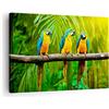 ARTTOR Moderno Quadro su Tela 70x50 cm Stampe da Parete Botanica Natura - 2696