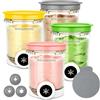 ICARE 4 contenitori per ghiaccio per Ninja Swirl CREAMi NC700 / NC701EU, 480 ml