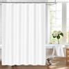 LUKDUNG Tenda da bagno in tessuto in poliestere 180x200, tenda da doccia antimuffa, per bagno, tenda da bagno e doccia in tessuto, impermeabile, lavabile, tenda