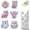 Starnearby 6 Pezzi Adesivi Magnetici per Frigo, Fai da Te Diamond Painting Magnete per Frigo Decorative, Calamite per Frigorifero, Magneti Decorativi per Frigorifero, Lavagna, Bacheca