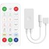 PAUTIX Kit Controller LED RGBCCT SP645E,Telecomando RF 2,4GHz e Controllo APP,Dimmer LED per Strisce LED RGB+CCT 2700K-6500K 6Pin DC5V-24V con Modalità Musica,Montrollo di Gruppo (senza batteria)