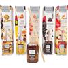 Suarez Sweet Home Collection Profumatore Ambiente Bastancini Olio Essenziale Profumato Diffusore Casa Cioccolato, Cheesecake, Crème Caramel, Cookies, Cotton Candy 100 Ml (gourmet, Set)
