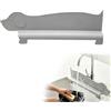 chituodian Paraspruzzi Cucina in Silicone, Pannello Paraschizzi Cucina con Ventose Riutilizzabili, Prevengono Efficacemente Gli Schizzi d'Acqua Adatti per Rubinetti e Lavaggio dei Piatti