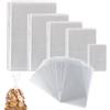 HEIYUET 500 Sacchetti Trasparenti in Cellophane, Set 5 Misure 7x9-17x25 cm, Bustine per Biscotti, Alimenti, Regalo e Confezioni