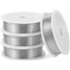 AetherAurora 4 Rotoli Fili in Acciaio Inox per Bricolage per Fabbricazione Braccialetti