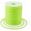 Craftdady Tubo cavo da 25 m in gomma PVC avvolto intorno per filo di memoria collana bracciale lavoro a maglia, verde giallo
