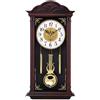 Generic Orologio da parete in legno a forma di nonno con campanellino e pendolo oscillante, 66 cm, orologio tradizionale silenzioso - design classico con campanellini