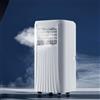 Generic Condizionatore d'aria portatile, unità di raffreddamento compatta con deumidificatore, ventilatore, telecomando per stanza, ufficio, auto, refrigeratore oscillante per interni ed esterni