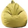 Highdi Pouf Poltrona Sacco, Bambini & Adulti Bean Bag Fodera per Sacco di Fagioli per Decorazione della Soggiorno Camera Giardino Salotto Balcone, Senza Ripieno (Avocado Green,80x90cm)